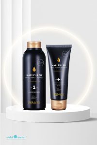 سالرم پک کپس فیلر شامپو وماسک کراتین