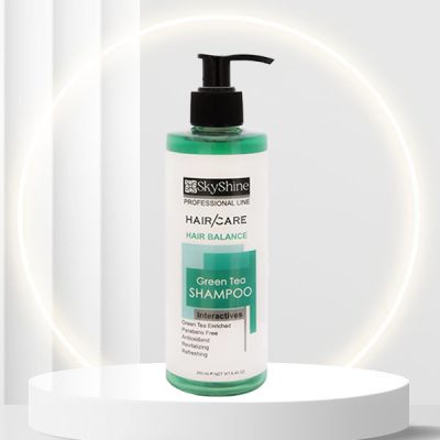 اسکای شاین شامپو احیا کننده حاوی چای سبز حجم 250 میلی لیتر